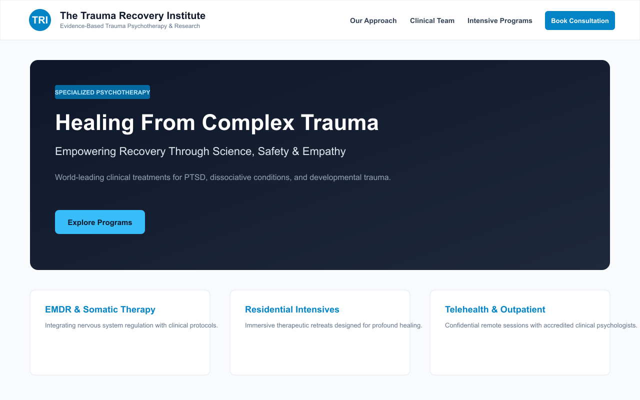 The Trauma Recovery Institute